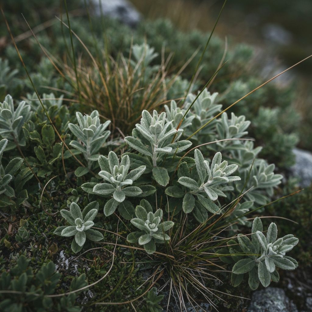 Alpine herbs and mountain grasses